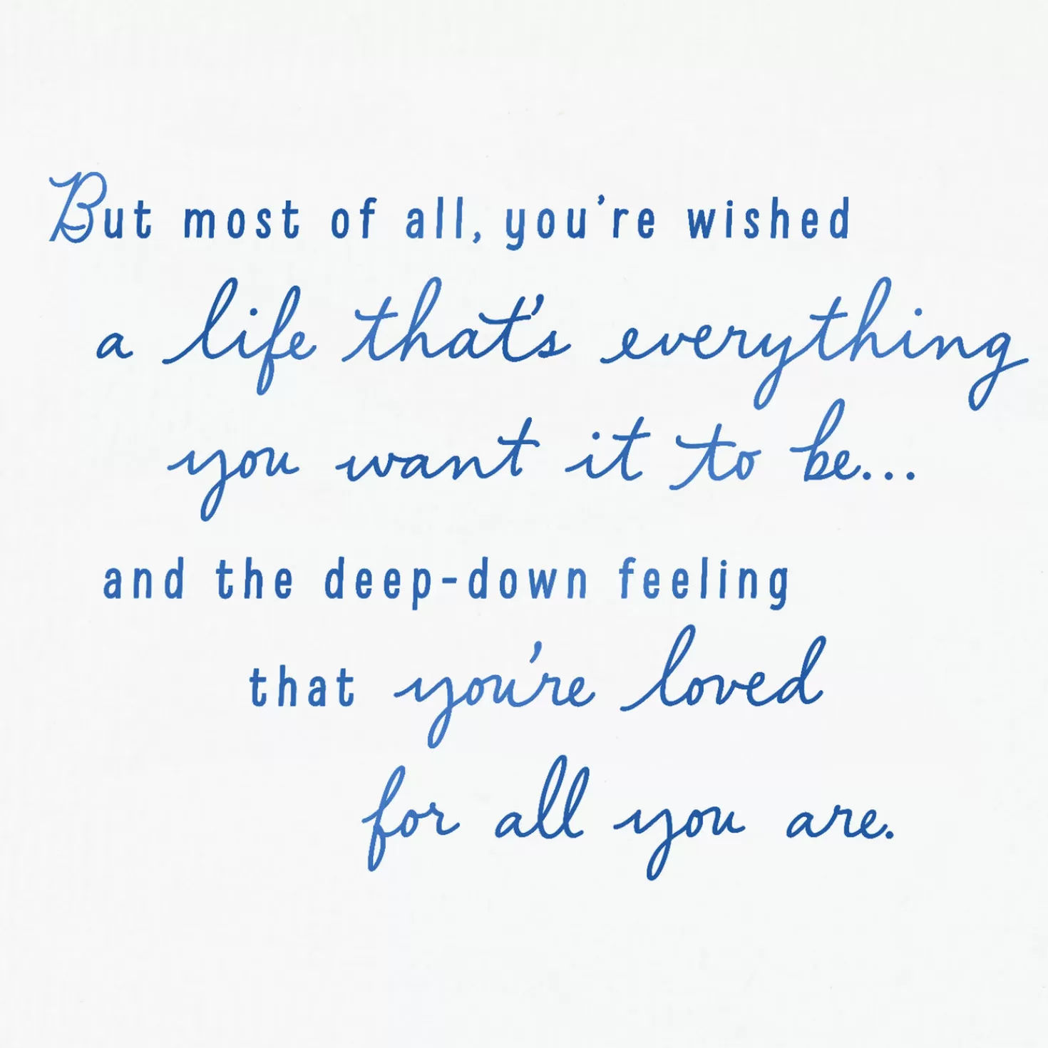 Birthday>Hallmark You'Re Loved For All You Are Birthday Card For Daughter