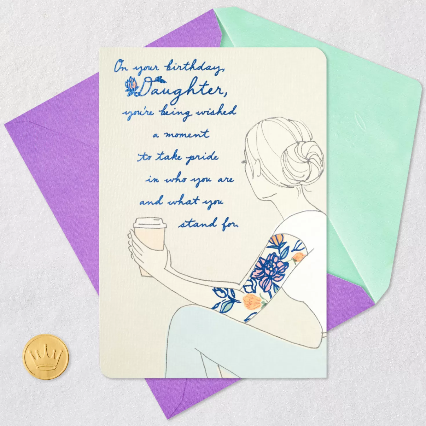 Birthday>Hallmark You'Re Loved For All You Are Birthday Card For Daughter