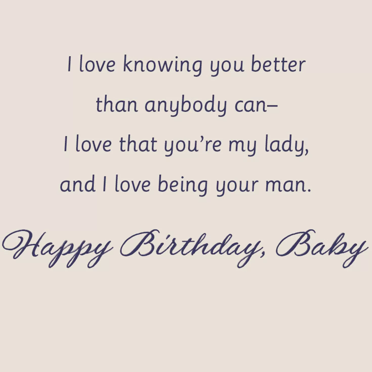 Birthday>Hallmark You'Re My Lady And I'M Your Man Birthday Card For Her