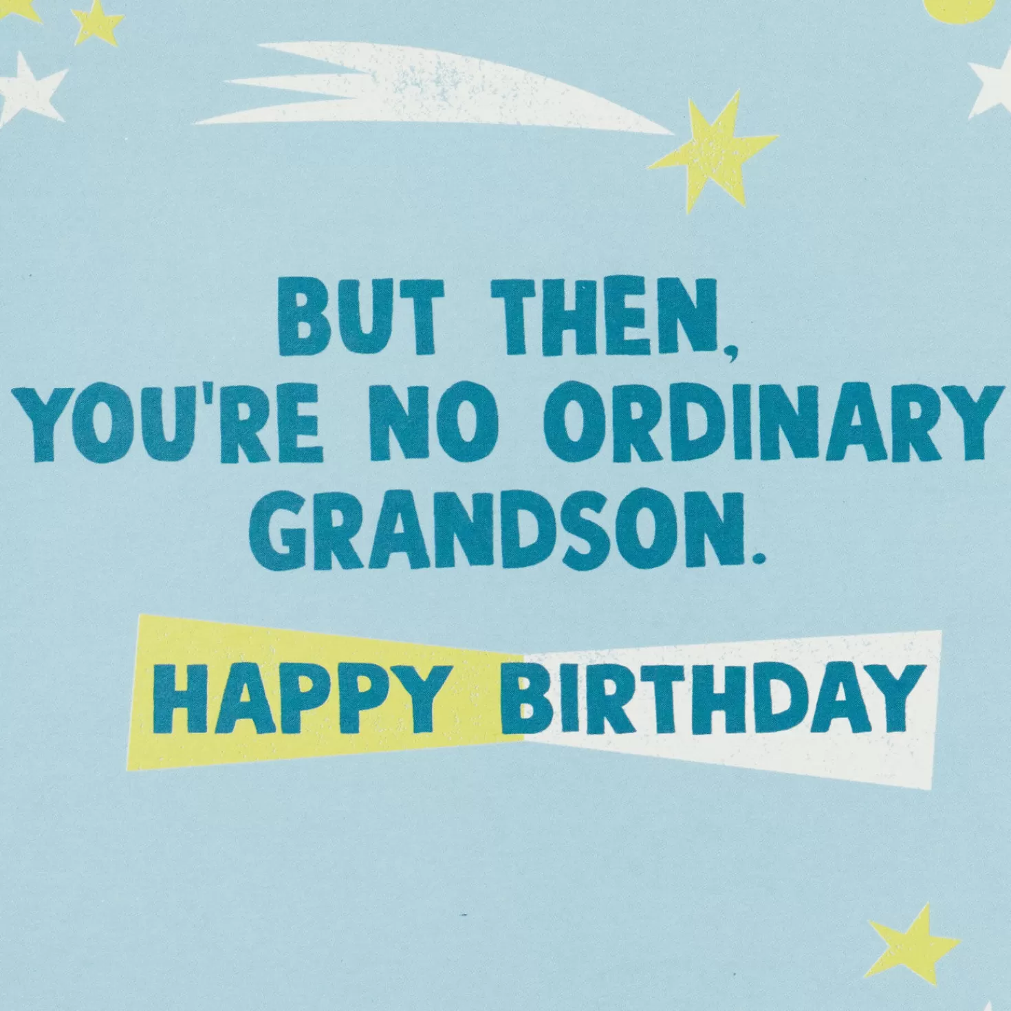 Birthday>Hallmark You'Re No Ordinary Grandson Birthday Card