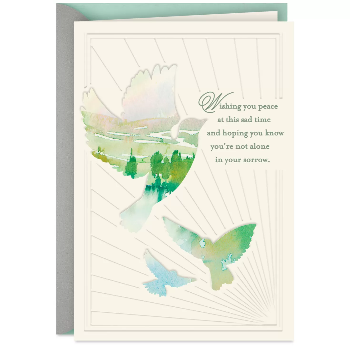 Sale You'Re Not Alone Sympathy Card Sympathy