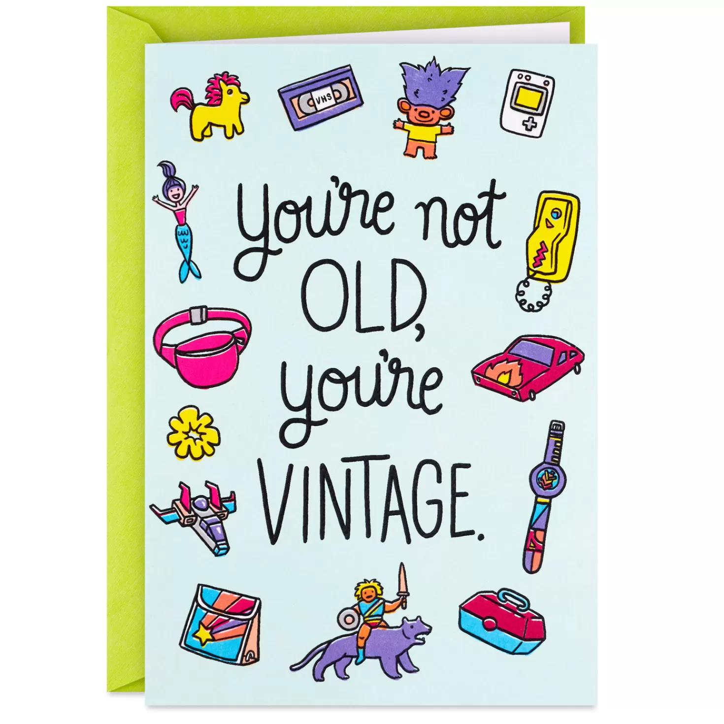 Birthday>Hallmark You'Re Not Old, You'Re Vintage Funny Birthday Card