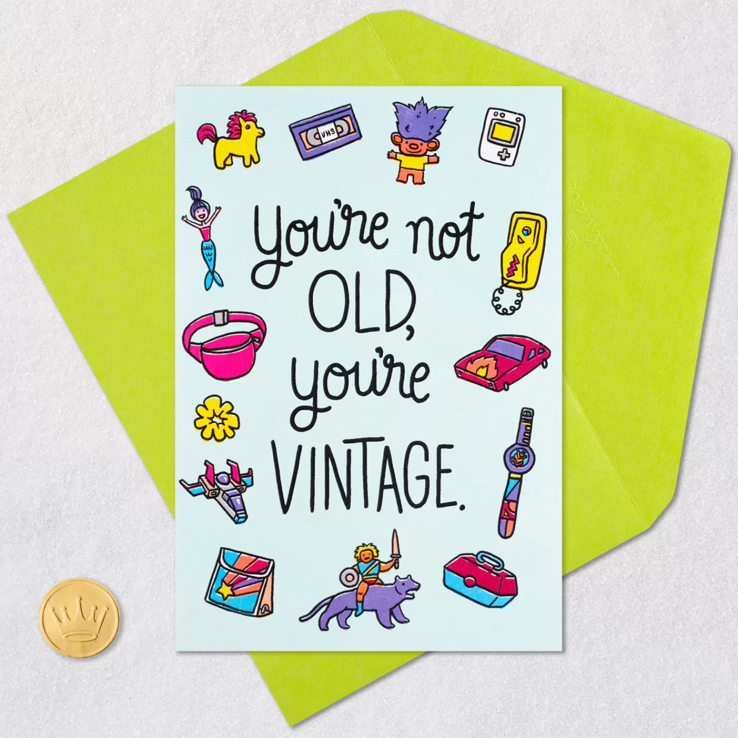 Birthday>Hallmark You'Re Not Old, You'Re Vintage Funny Birthday Card