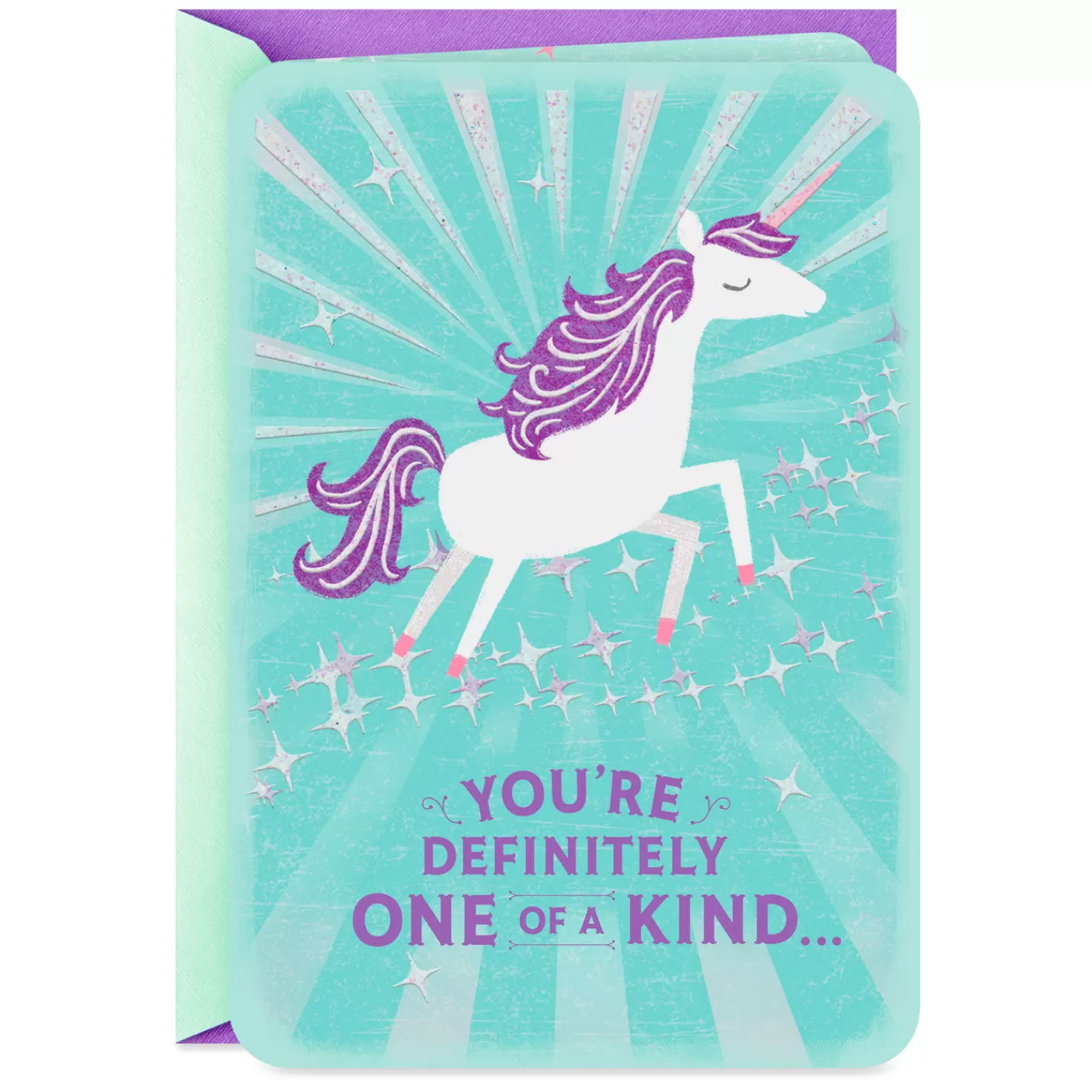 Cheap You'Re One Of A Wonderful Kind Unicorn Card Encouragement