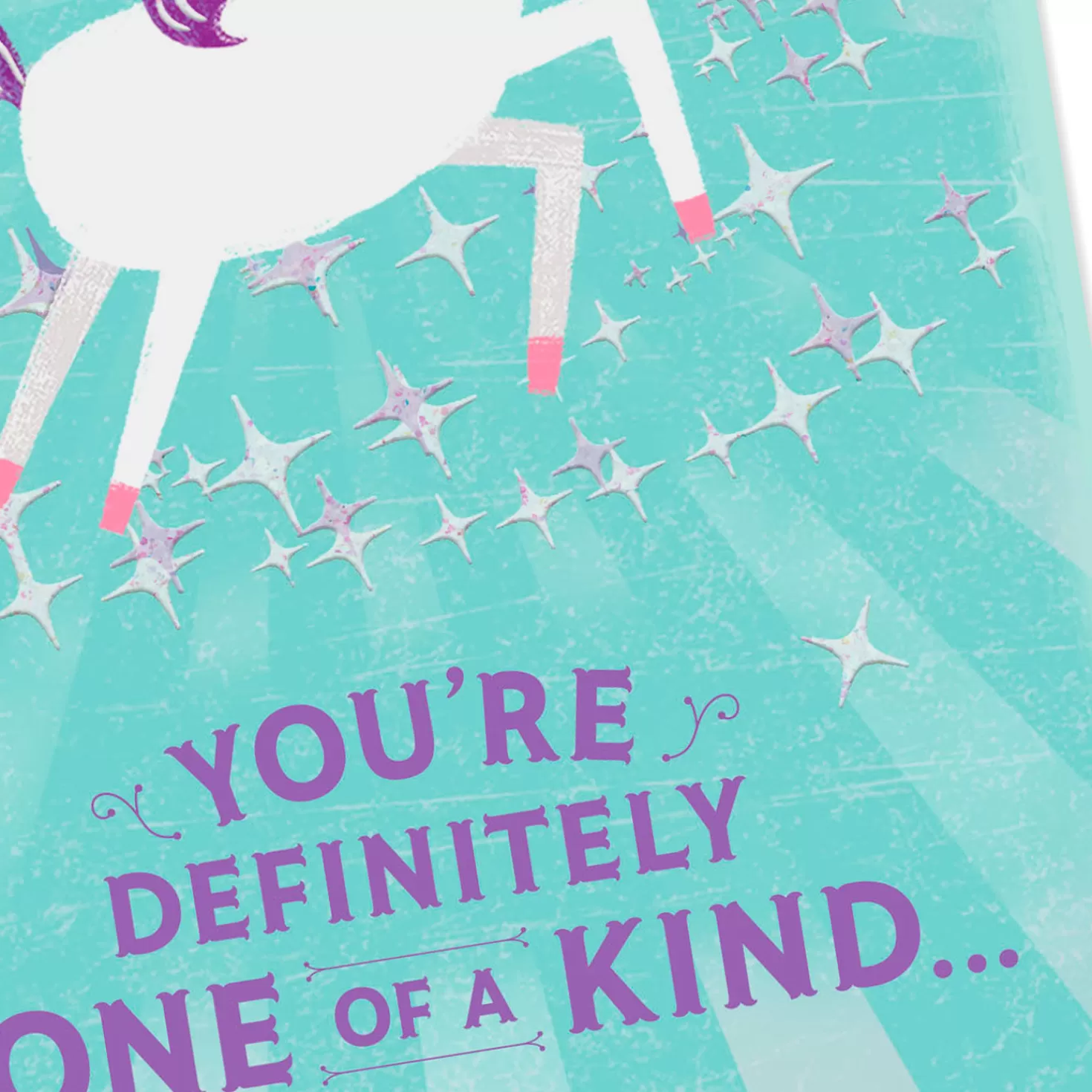Cheap You'Re One Of A Wonderful Kind Unicorn Card Encouragement