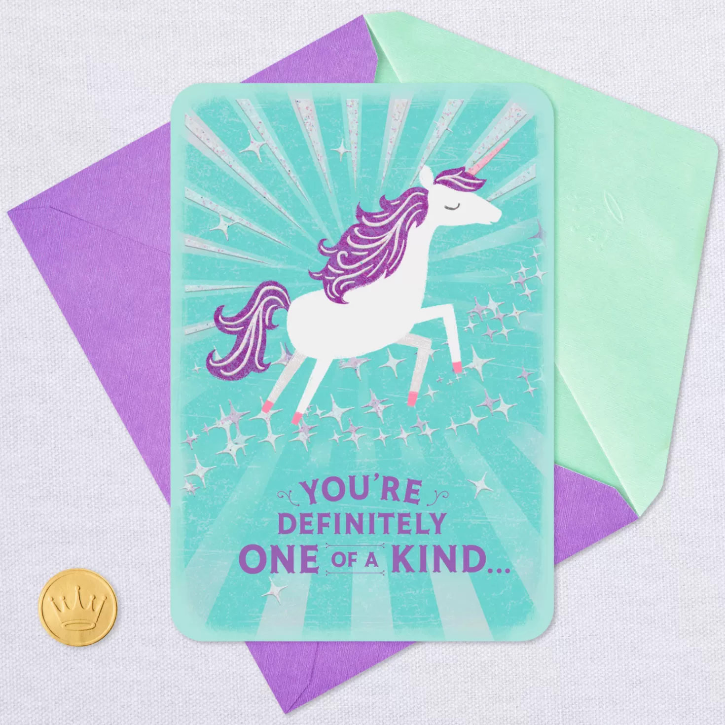Cheap You'Re One Of A Wonderful Kind Unicorn Card Encouragement