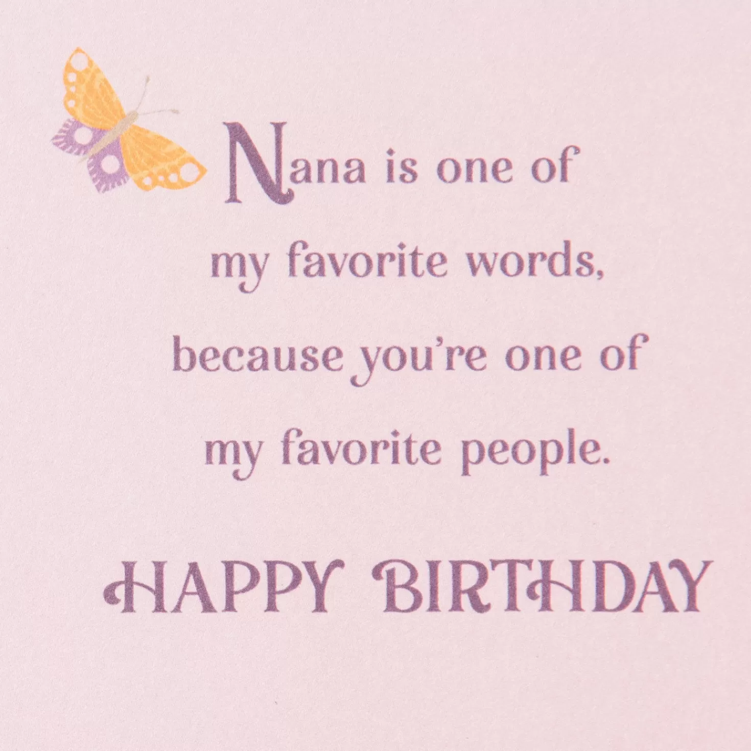 Birthday>Hallmark You'Re One Of My Favorite People Birthday Card For Nana