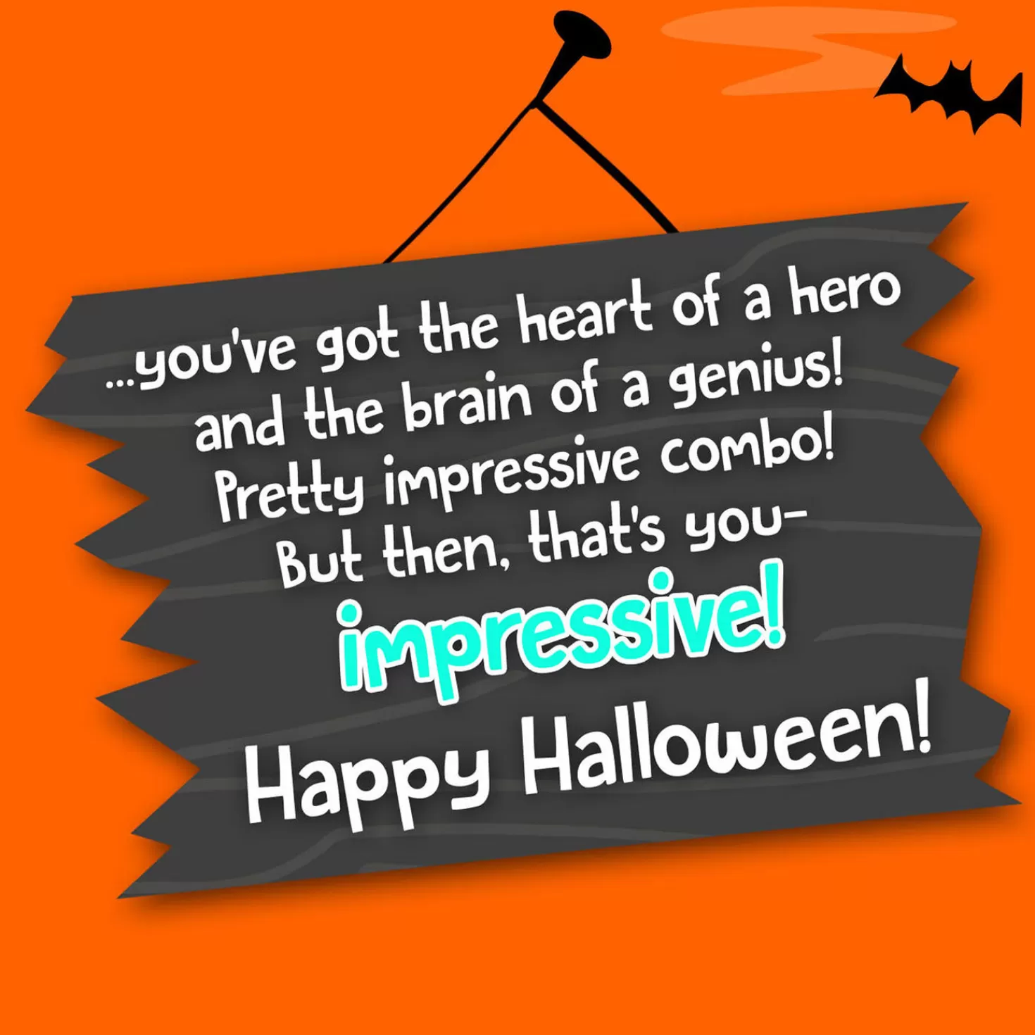 Halloween (10/31)>Hallmark You'Re Pretty Impressive Halloween Card