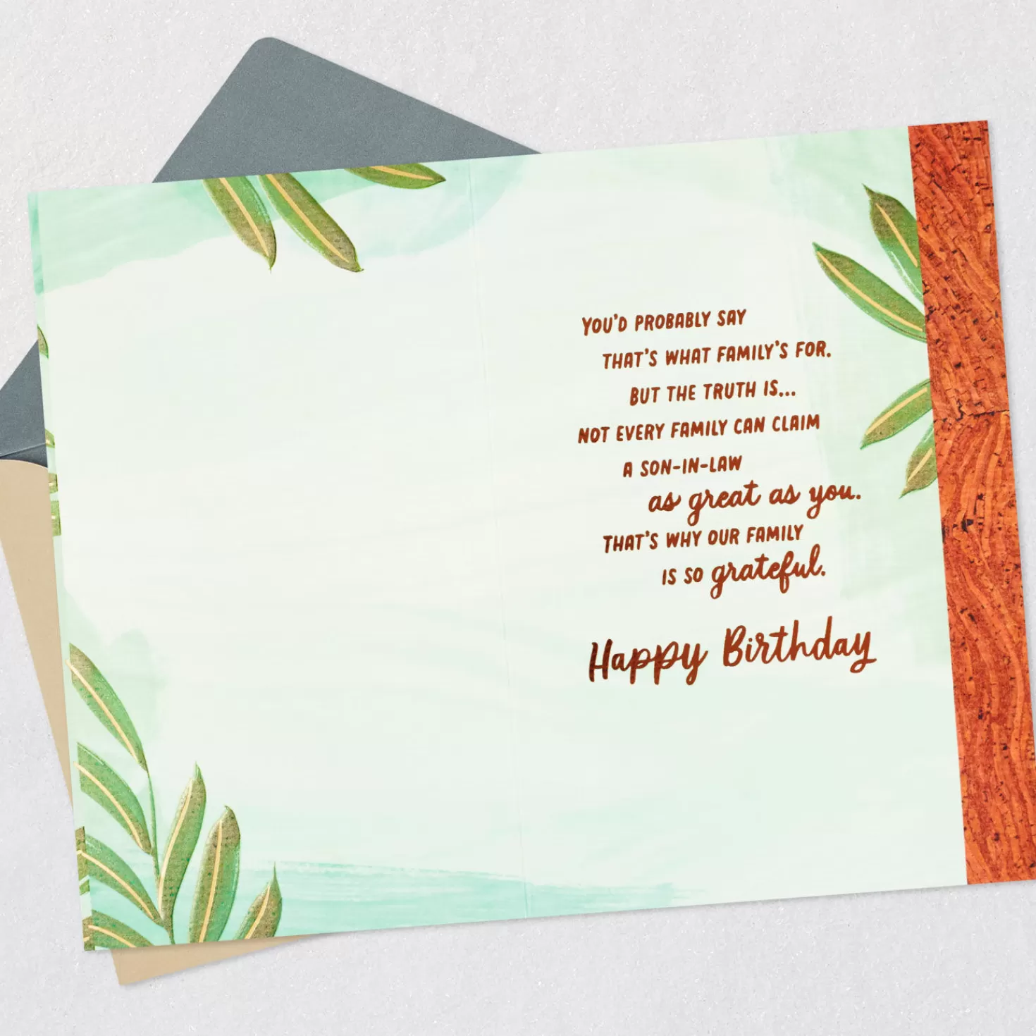 Birthday>Hallmark You'Re Such A Good Guy Birthday Card For Son-In-Law
