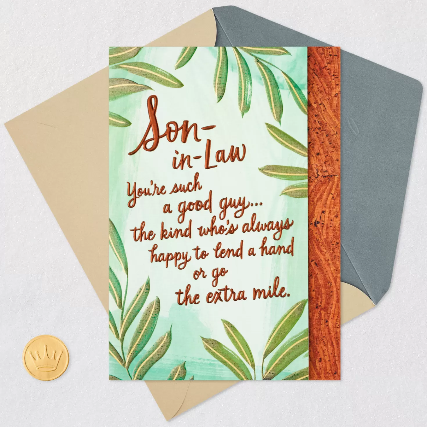Birthday>Hallmark You'Re Such A Good Guy Birthday Card For Son-In-Law