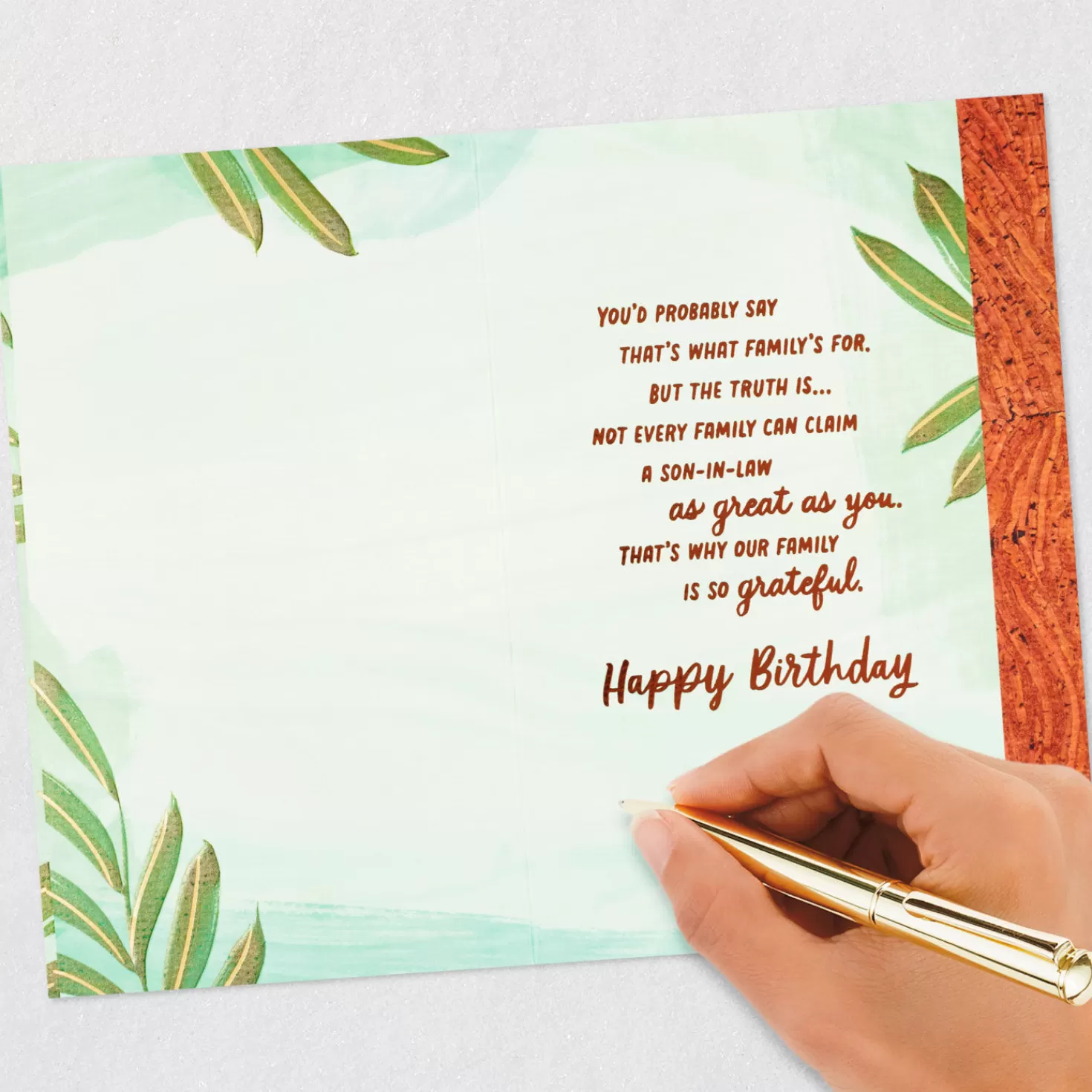 Birthday>Hallmark You'Re Such A Good Guy Birthday Card For Son-In-Law