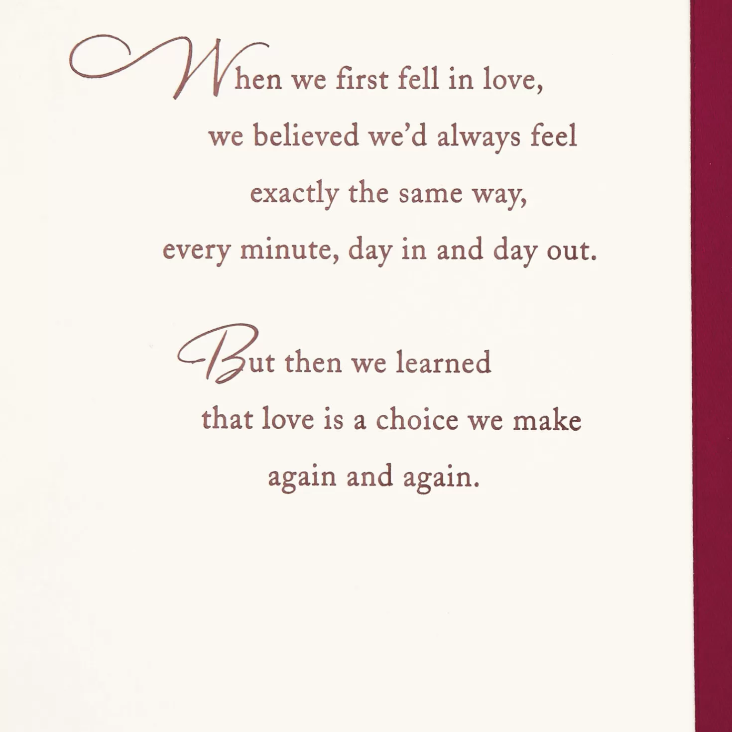 Anniversary>Hallmark You'Re The Best Choice I Ever Made Anniversary Card