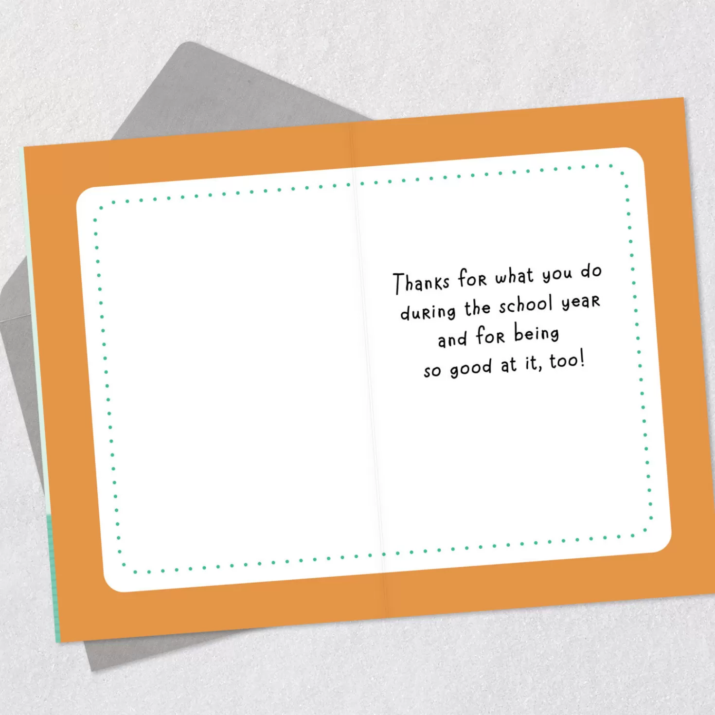 Best You'Re The Best Thank-You Card For School Worker From Kid Teacher Appreciation