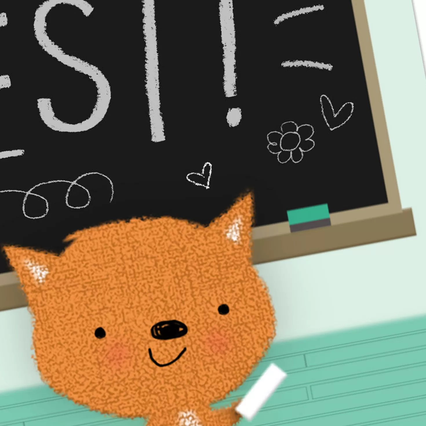 Best You'Re The Best Thank-You Card For School Worker From Kid Teacher Appreciation