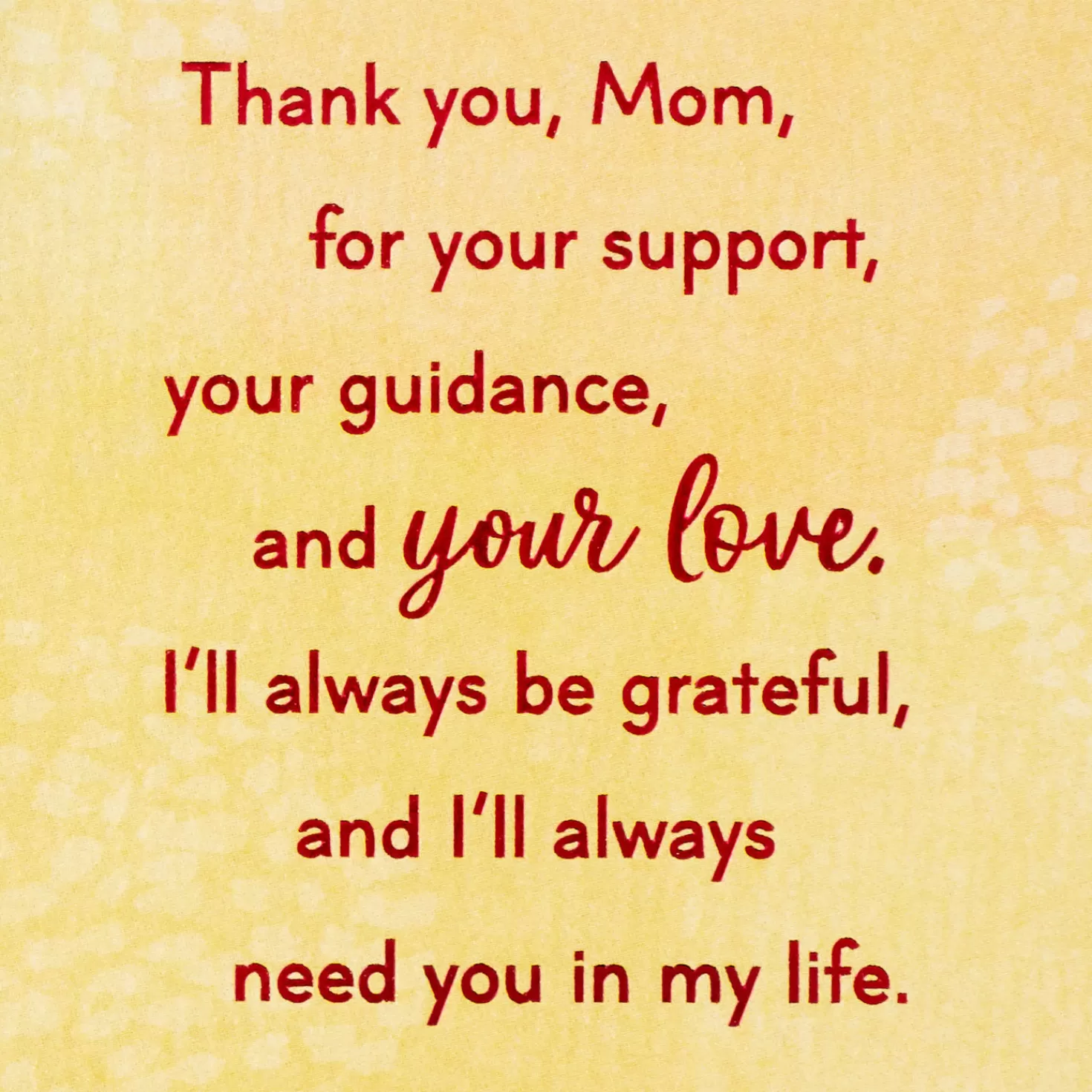 Birthday>Hallmark You'Ve Always Been There For Me Birthday Card For Mom