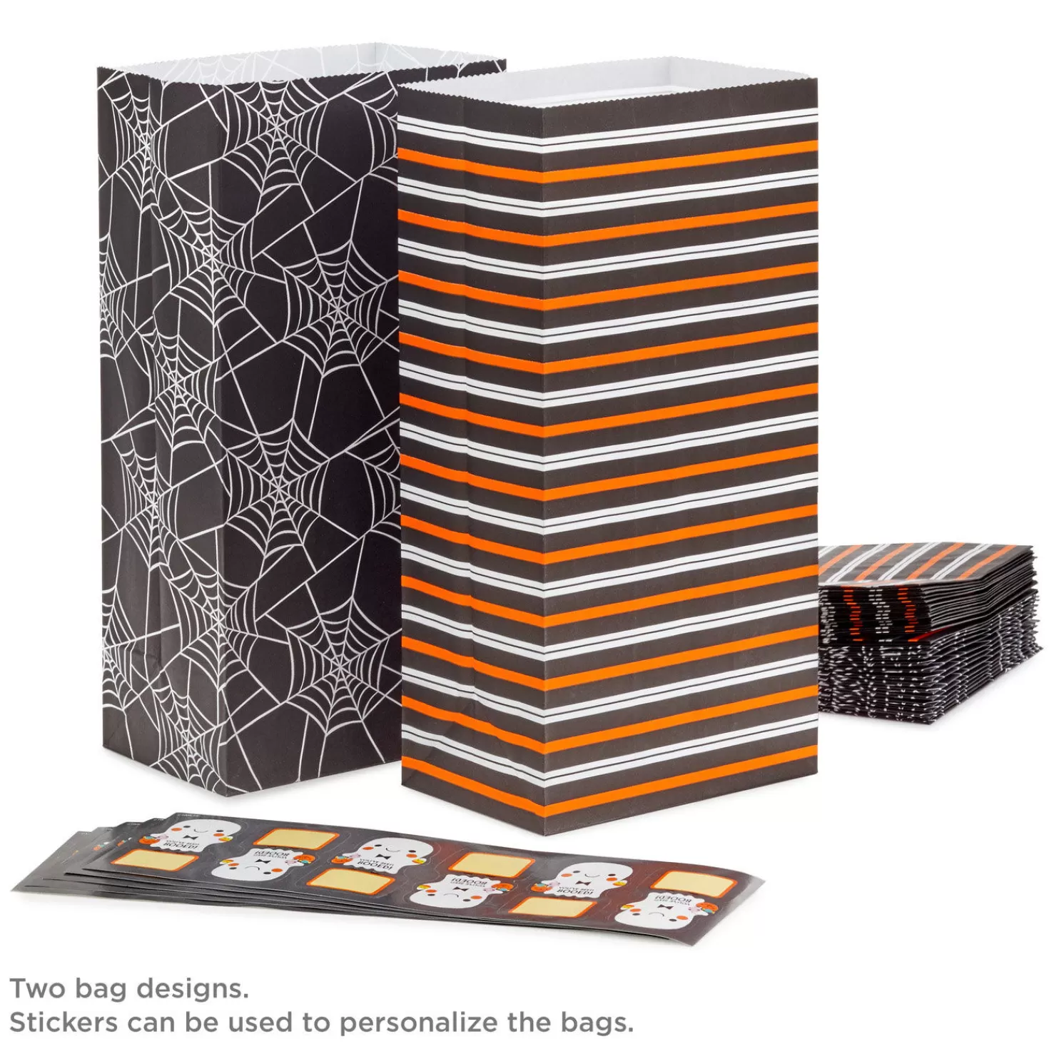 Halloween (10/31)>Hallmark You'Ve Been Booed 30-Pack Halloween Paper Goodie Bags With Stickers