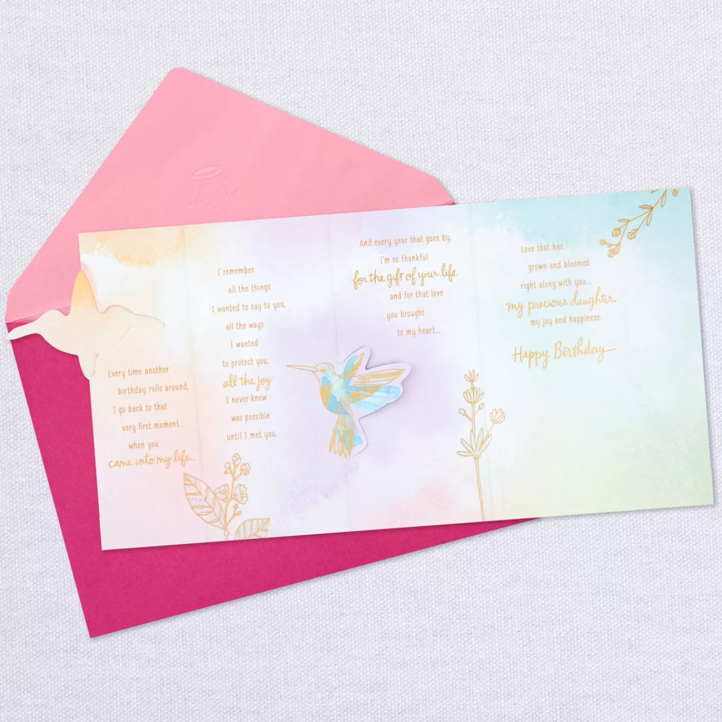 Birthday>Hallmark You'Ve Brightened My World Birthday Card For Daughter