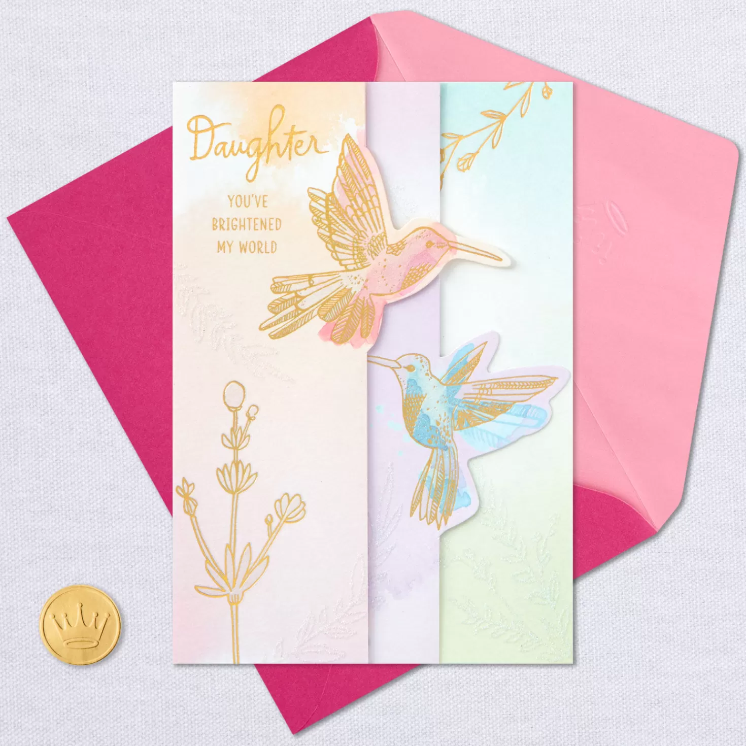 Birthday>Hallmark You'Ve Brightened My World Birthday Card For Daughter