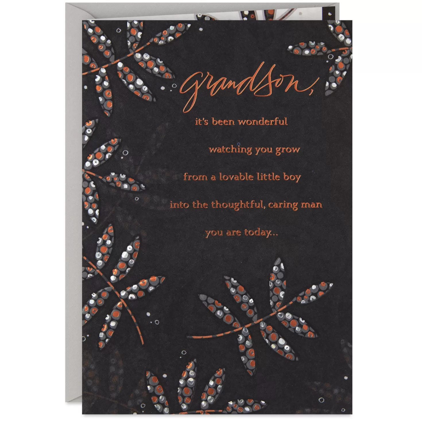 Birthday>Hallmark You'Ve Grown Into A Caring Man Birthday Card For Grandson