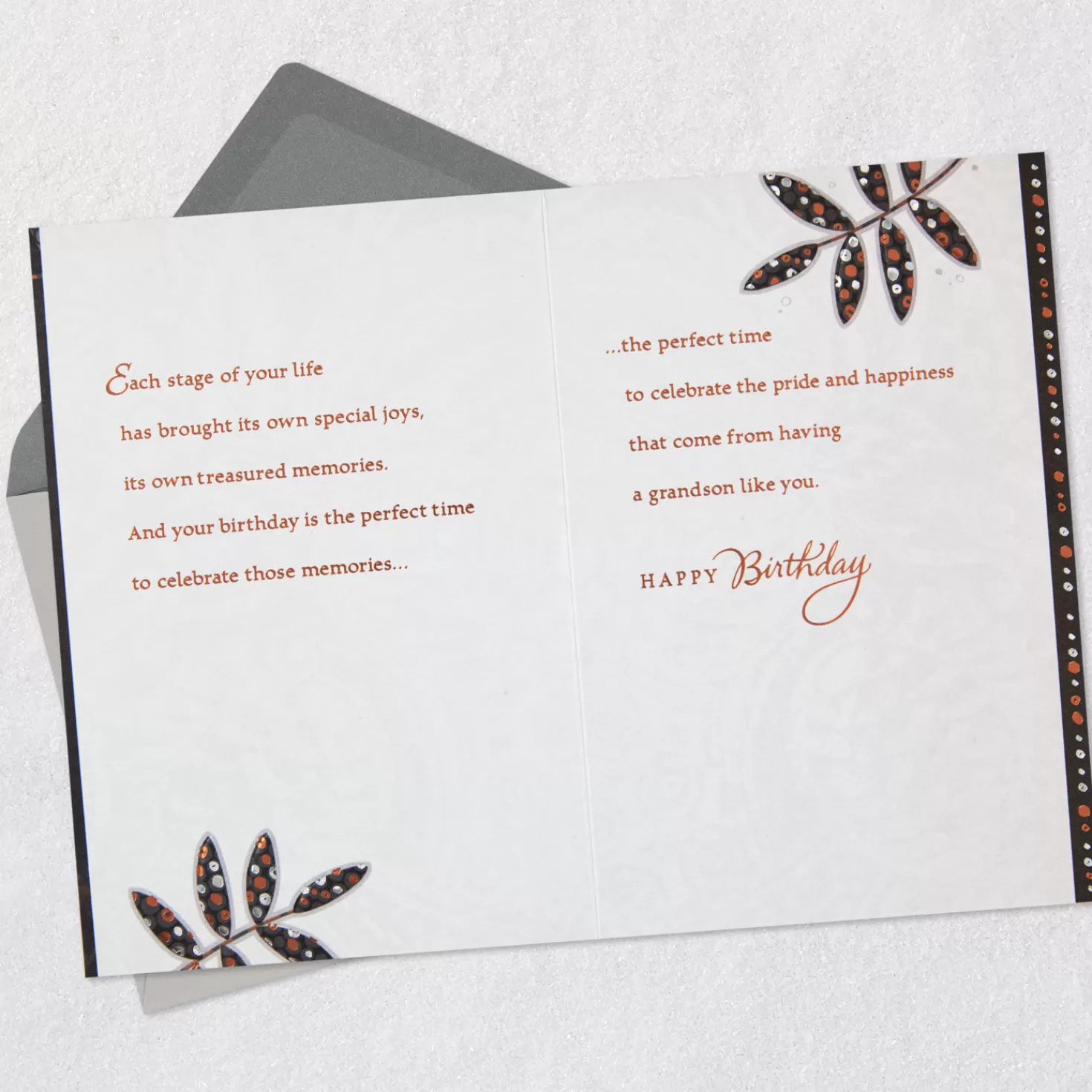 Birthday>Hallmark You'Ve Grown Into A Caring Man Birthday Card For Grandson