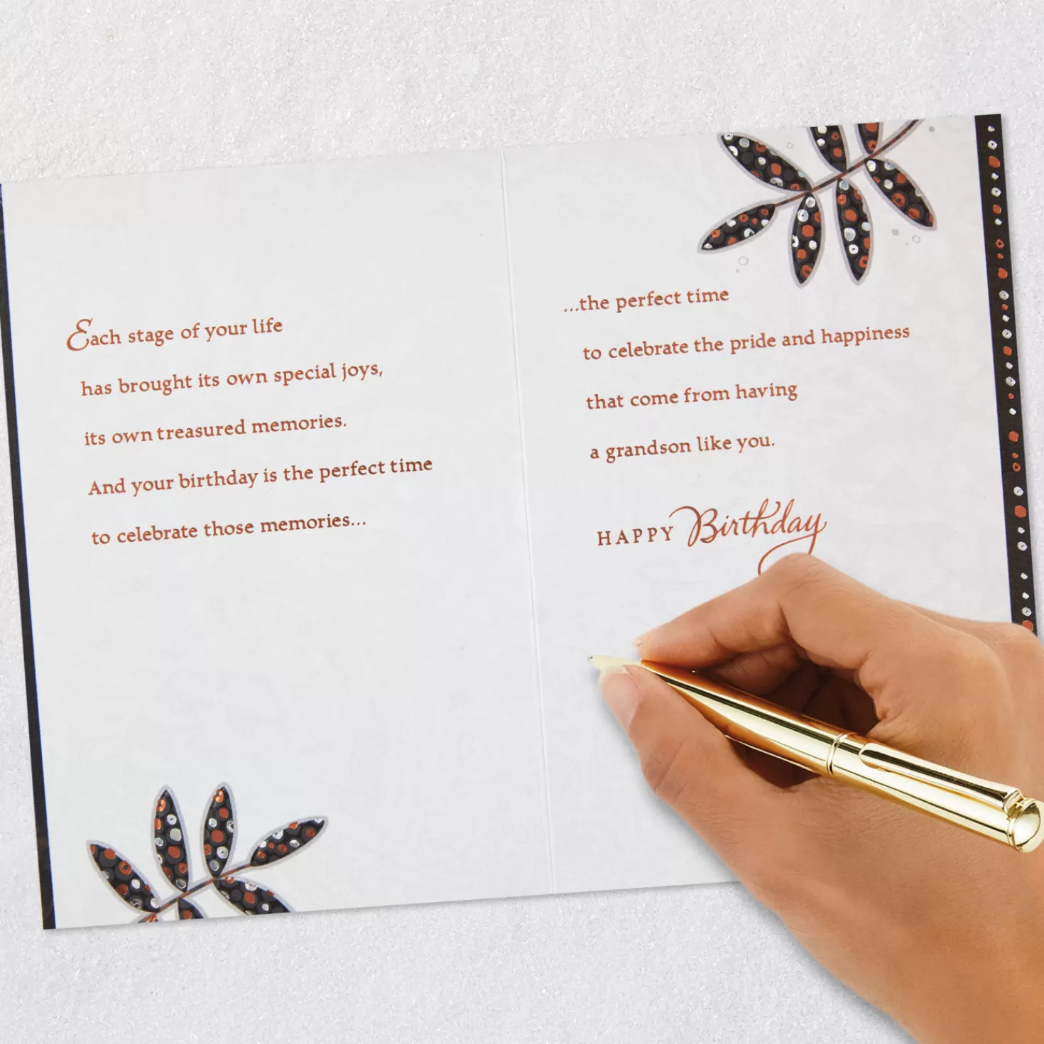 Birthday>Hallmark You'Ve Grown Into A Caring Man Birthday Card For Grandson